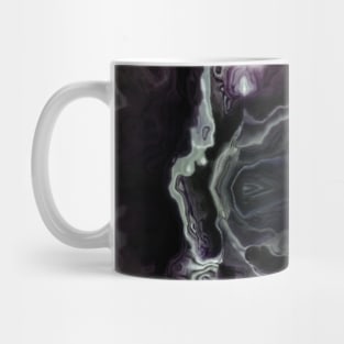 Black Marble Rainbow Stone Mug